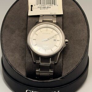 CITIZENS - NEW MENS TITANIUM ECO DRIVE AW1490-50A